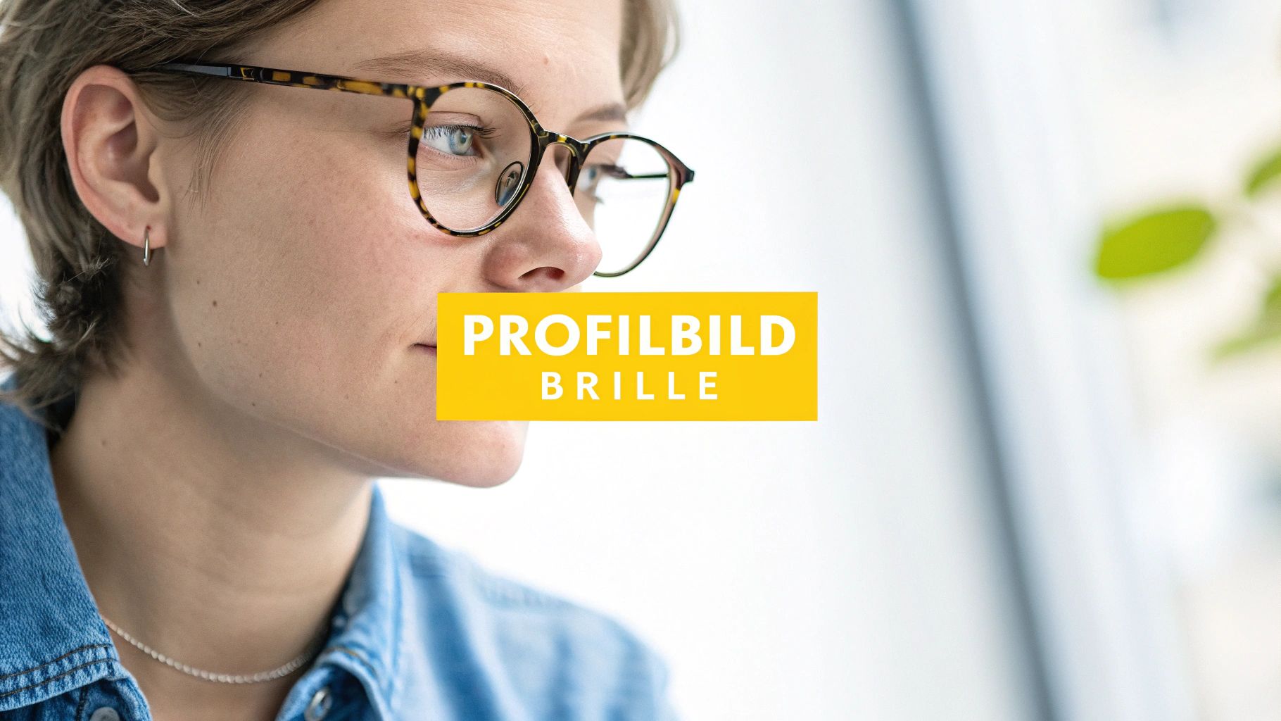 Profilbild mit Brille: Ja oder Nein?