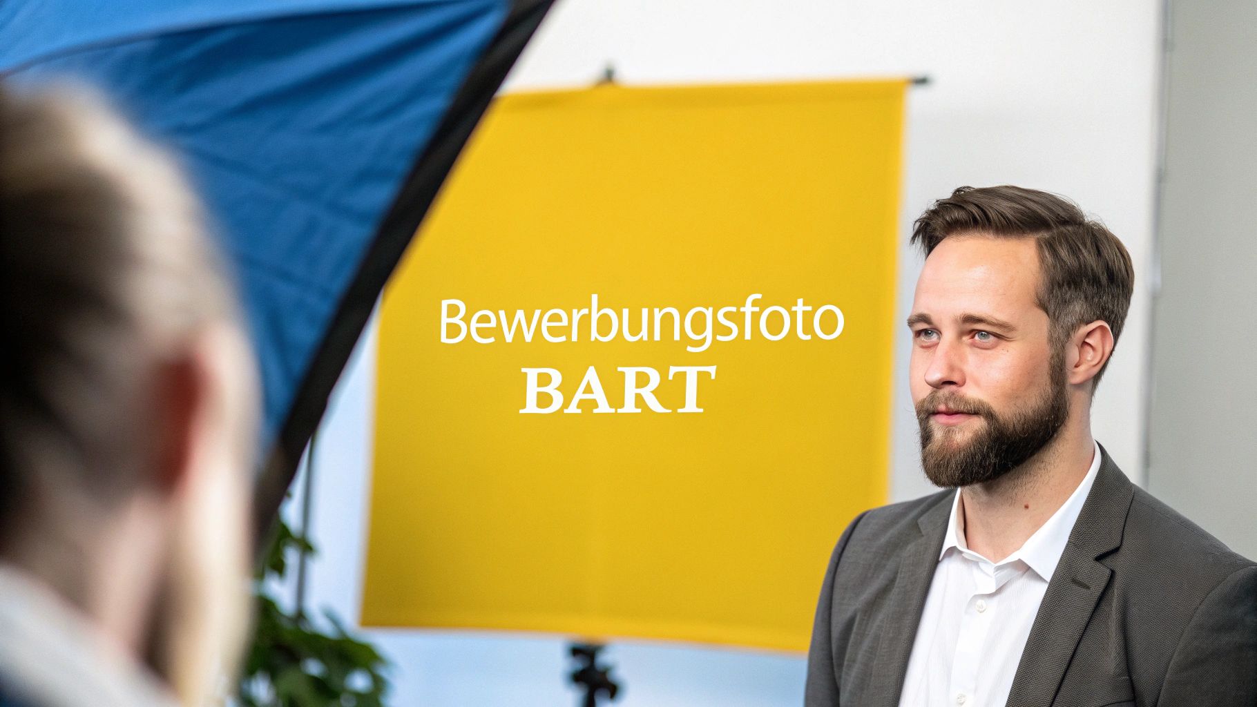 Bewerbungsfoto mit Bart: So wirken Sie gepflegt, professionell und überzeugend