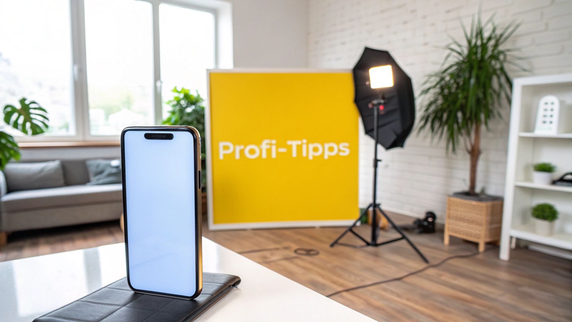 Bewerbungsfoto zu Hause machen: So gelingt dein eigenes Fotoshooting