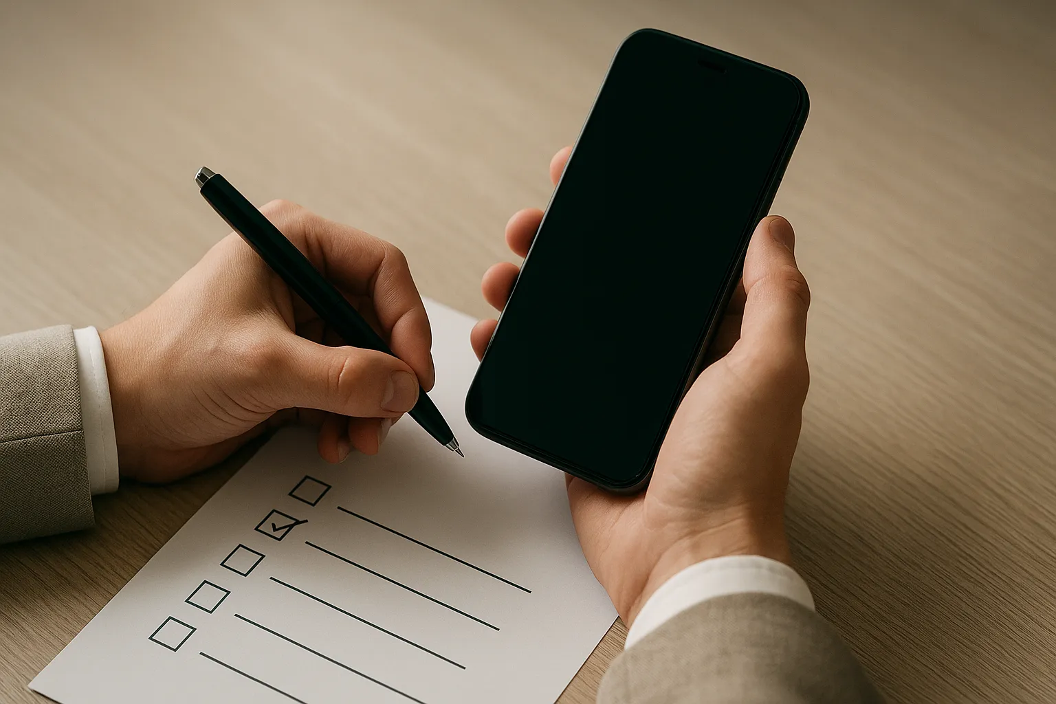 Mit der Bewerbungsfoto Checkliste zum besten Bild – Kleidung, Licht, Haltung, Smartphone & KI