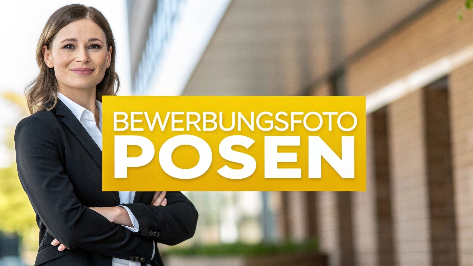 Bewerbungsfoto Posen erklärt: Welche Haltung überzeugt Recruiter wirklich?