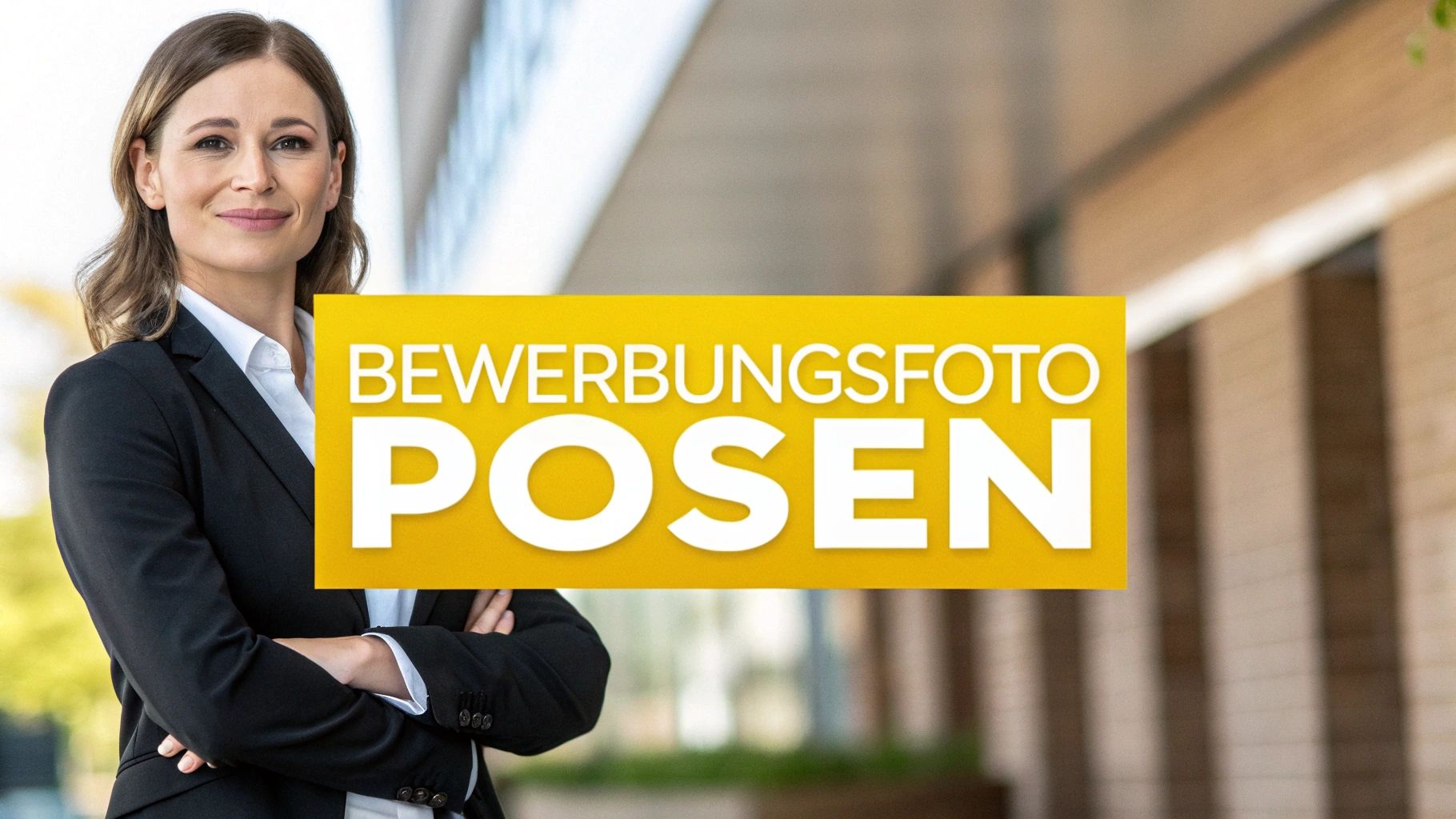 Bewerbungsfoto Posen erklärt: Welche Haltung überzeugt Recruiter wirklich?