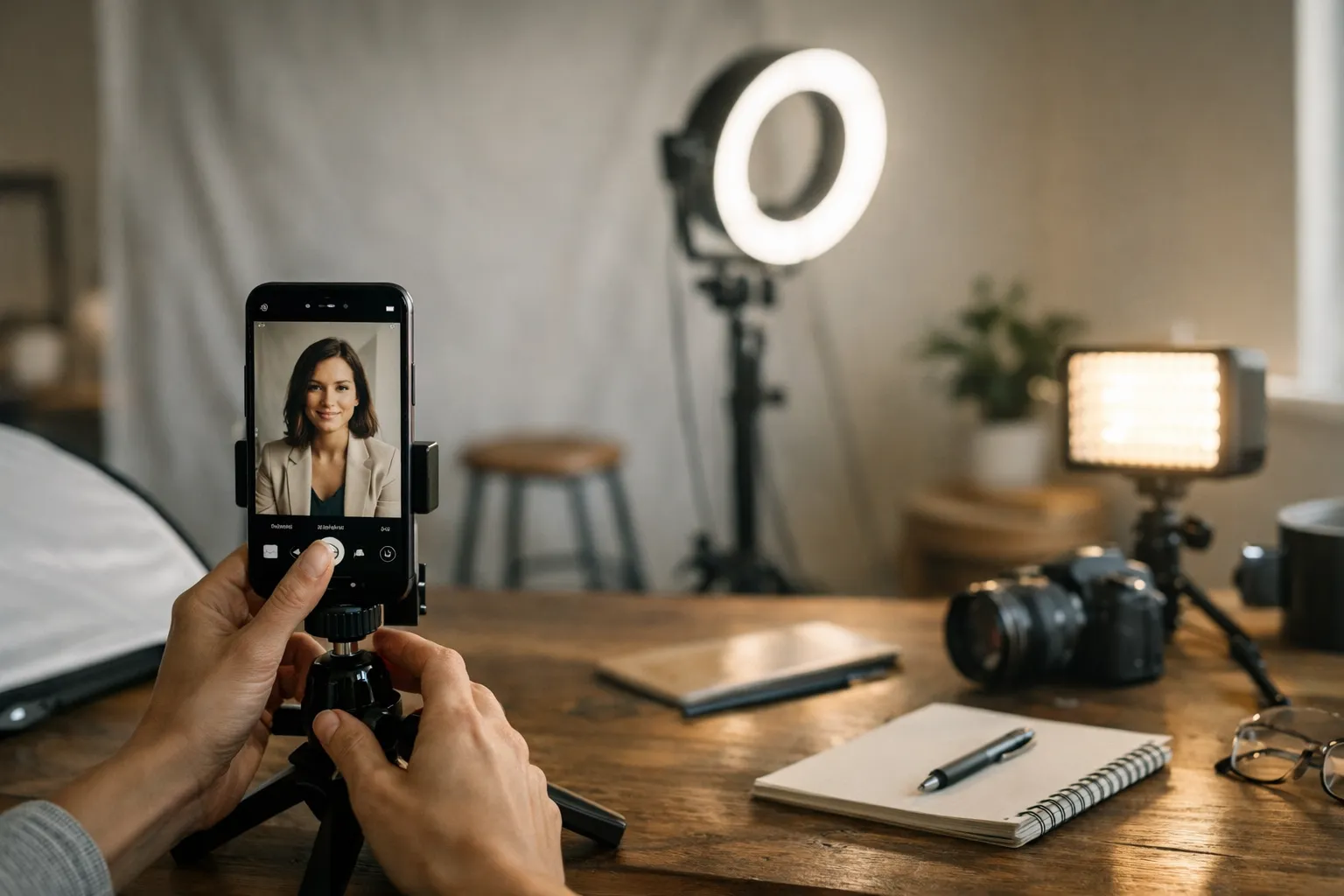 Bewerbungsfoto selber machen - so gelingt es mit Smartphone, Licht und Ausdruck