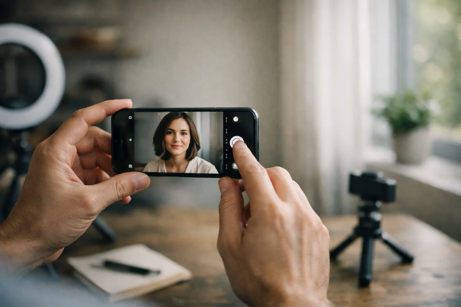 How to Take a Headshot at Home That Looks Professional (Phone + Window Light)