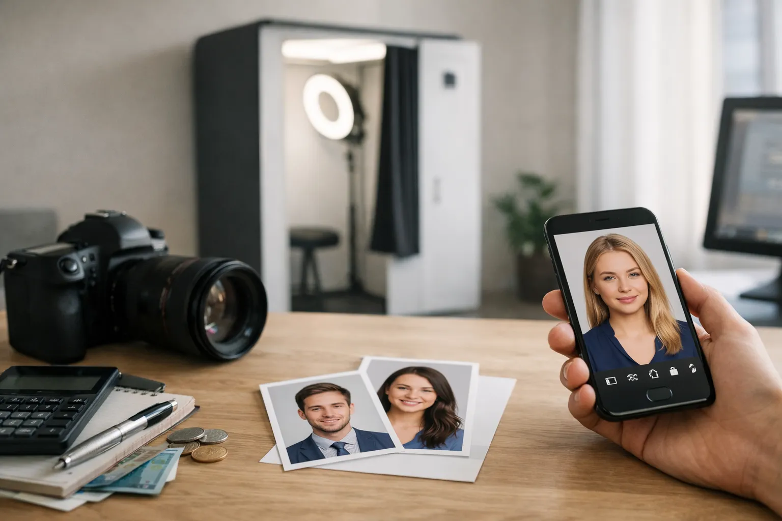 Was sind Bewerbungsfoto Kosten 2026? Studio, Fotobox, DIY und KI im Check