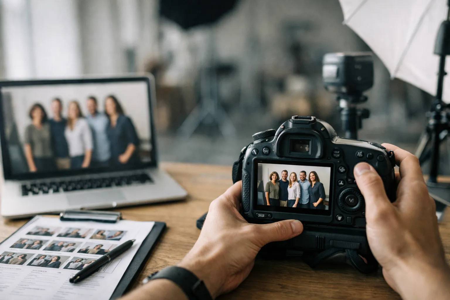 Teamfotos erstellen, die wie aus einem Guss wirken