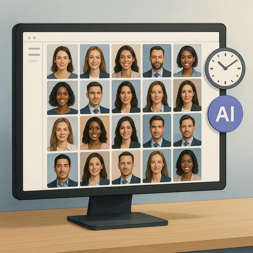AI Headshot Generator Speed and Variety
