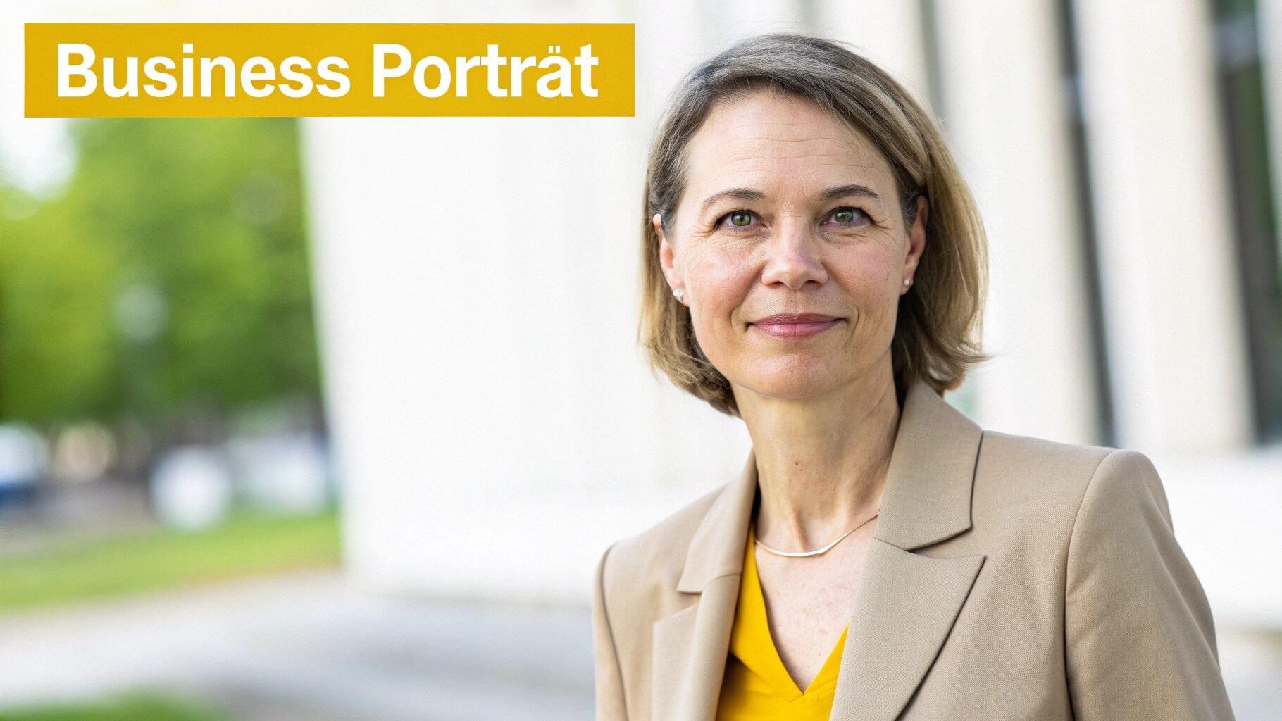 Klassisches Porträtfoto in Business-Kleidung