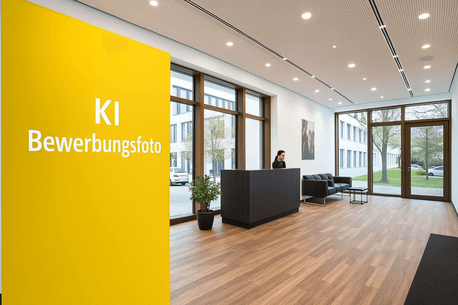 KI-generiertes Bewerbungsfoto